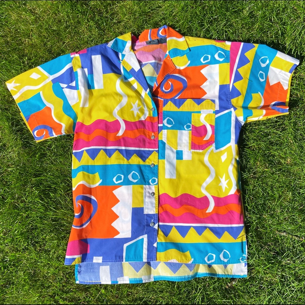 90s Oversized Button Down